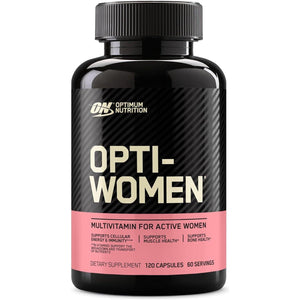 Optimum Nutrition Opti-Women, Vitamin C, Zinc and Vitamin D for Immune Support Womens Daily Multivitamin 120 Count.