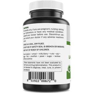 Brieofood Lactase Enzyme Pills - 3000 FCC ALU - 360 Servings - Non-Gmo, Gluten Free
