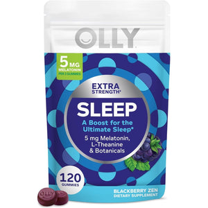 OLLY Extra Strength Sleep Gummy Occasional Sleep Support -120 Count