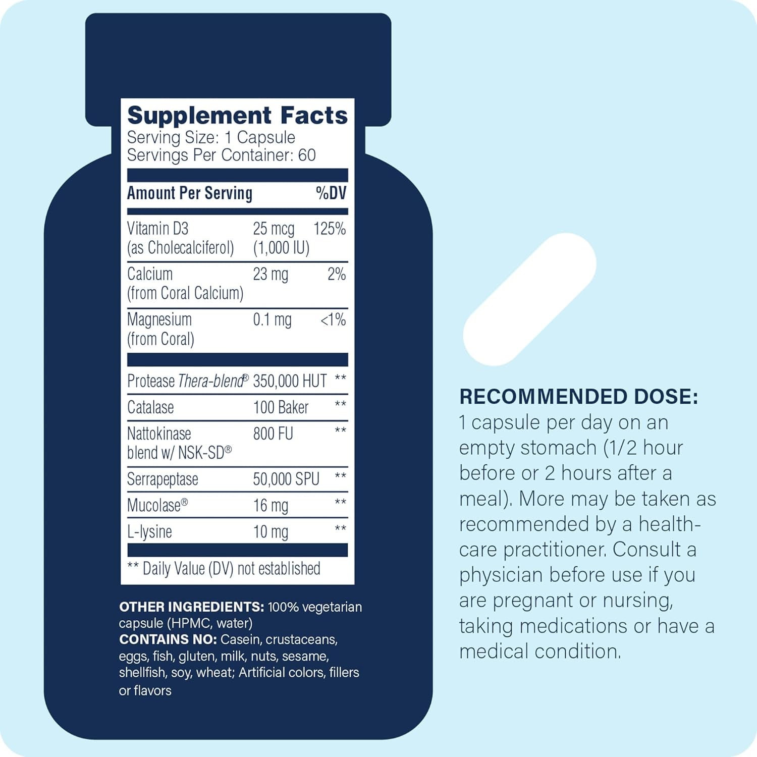 Enzyme Defense Pro, 60 Capsules–Immunity Support Supplement