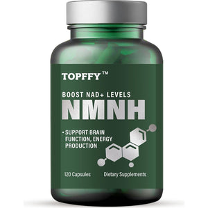 NMN Supplement Alternative-Nmnh 500Mg- for Boost NAD+ Levels, Anti-Aging, Energy and Concentration, 120 Capsules