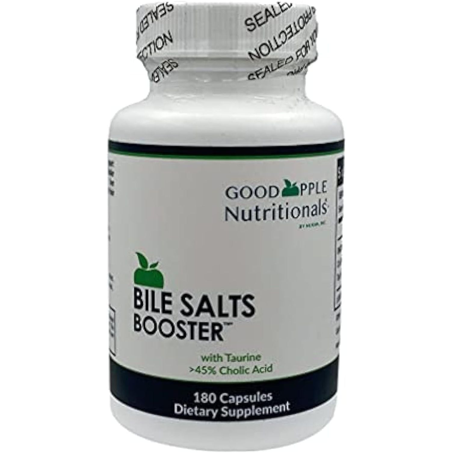 Bile Salts Booster | Supports Gallbladder/No Gallbladder | Gas & Bloating | Digestive Aid Especially Fats | 180 Capsules - 110 Mg