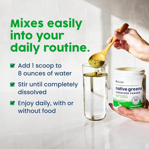 Nativepath Native Greens Superfood Powder - 30 Servings