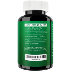 Ultra Micronized Palmitoylethanolamide (Pea) Supplement - 1500 MG - 90 Capsules