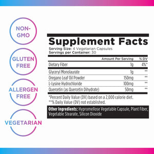 Livingood Daily Immune Support Supplement, 120 Capsules