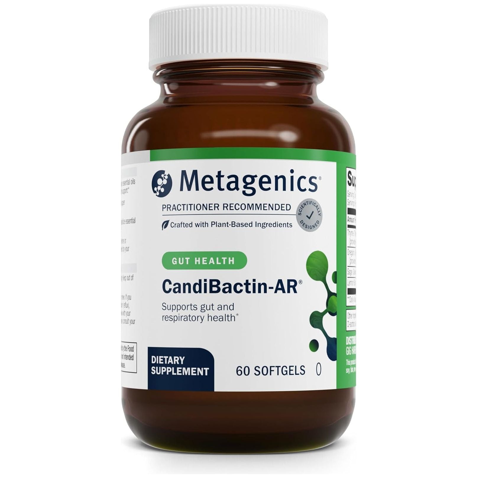 Metagenics Candibactin-Ar - Concentrated Aromatic Essential Oils - Gut Health Supplements* 60 Softgels