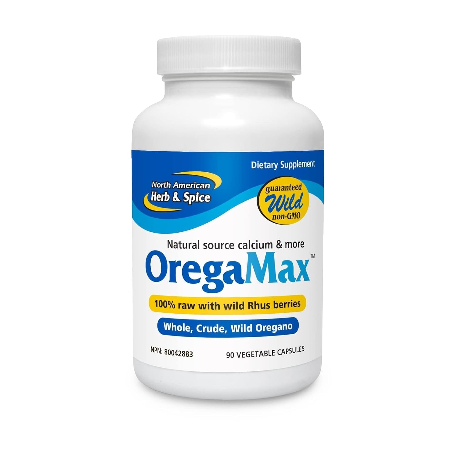 NORTH AMERICAN HERB & SPICE Oregamax - Healthy Digestive & Immune Support - 90 Servings