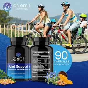 DR. EMIL NUTRITION Joint Aid Supplement with Glucosamine Chondroitin, MSM & Turmeric (60 Capsules)