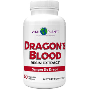 Vital Planet - Dragon'S Blood Resin Extract for Digestive Health 500Mg 60 Capsules