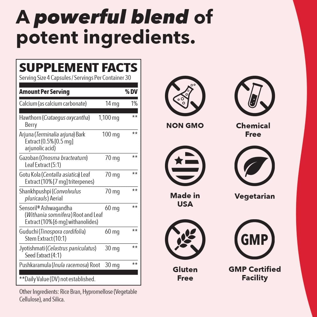 Lifeseasons B/P Stabili-T - Blood Pressure Support - Vitamin Supplement for Healthy Heart & Blood Circulation - 120 Capsules