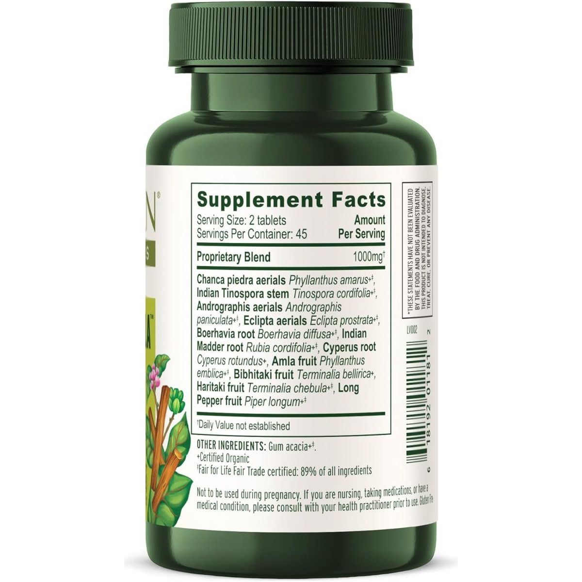 Banyan Botanicals Liver Formula| Cleansing Bitter Herbs to Detoxify the Liver & Gallbladder (90 Tablets) - Suppviv