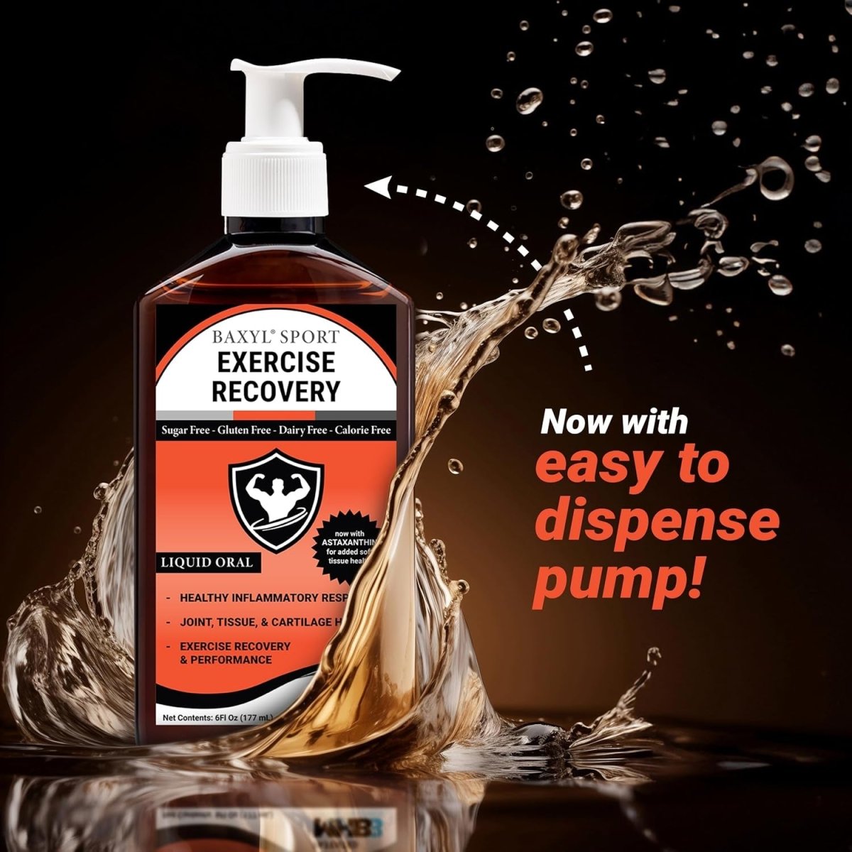 BAXYL®️ Sport - Joint Support Supplement with Hyaluronic Acid Advanced Joint Support Liquid Vitamins,6 Oz - Suppviv