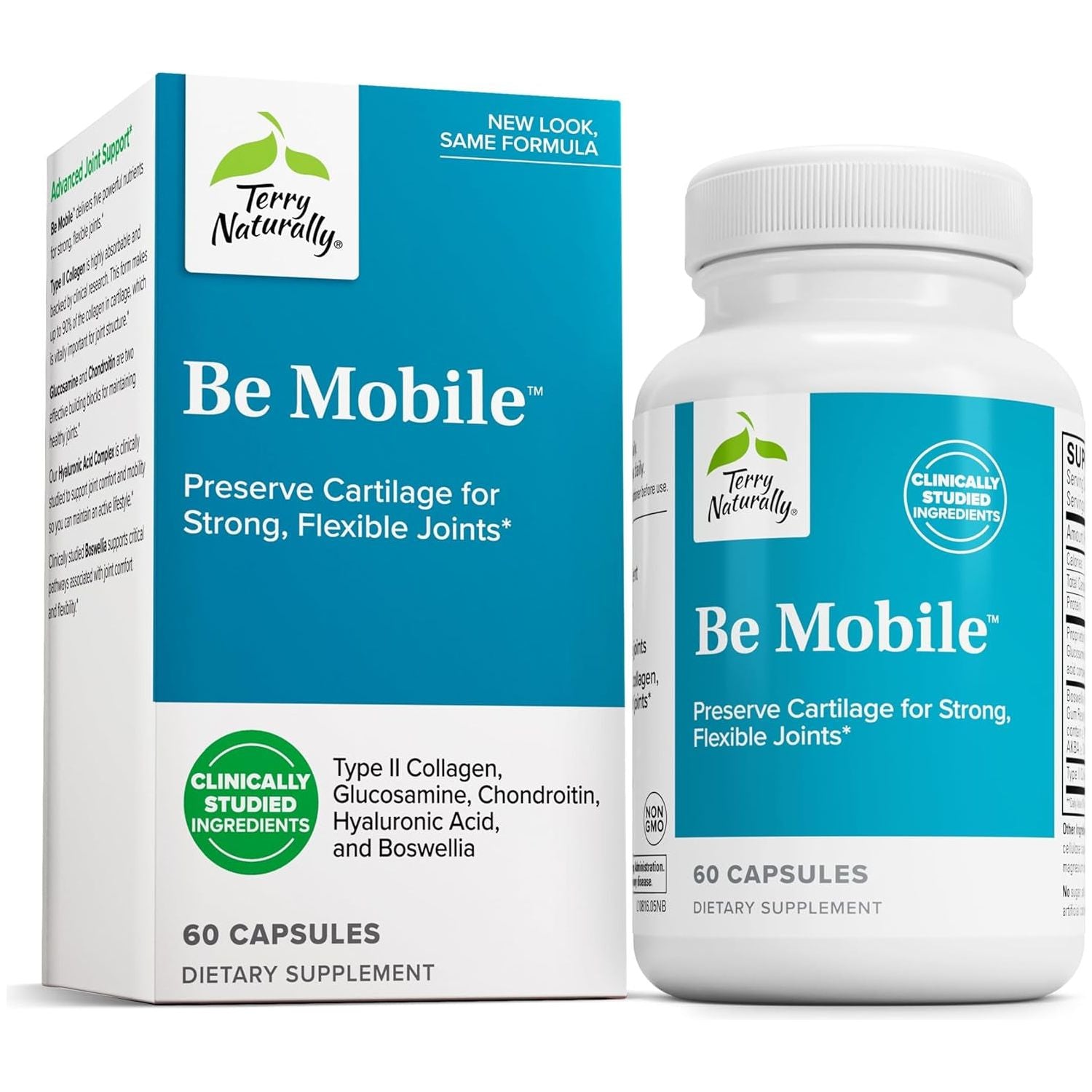 Terry Naturally Be Mobile - Joint Support Supplement - 60 Capsules/20 Servings