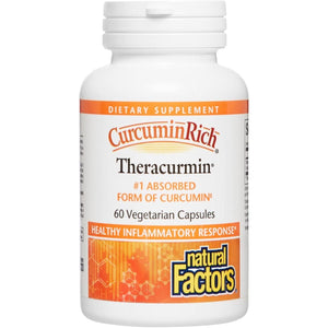 Natural Factors, Curcuminrich Theracurmin, 30 Mg, Formulated for Superior Absorption, 60 Count