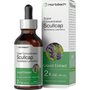 Horbäach Scullcap Herb Liquid Extract | 2 Fl Oz Tincture