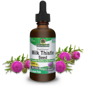 Nature'S Answer Milk Thistle 2 Ounce Extract - Liver Support Supplement for Everyone - Made in USA