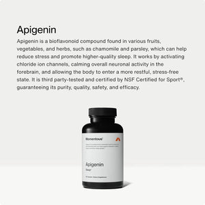 Momentous Apigenin Supplement - 50Mg per Capsule 60 Count