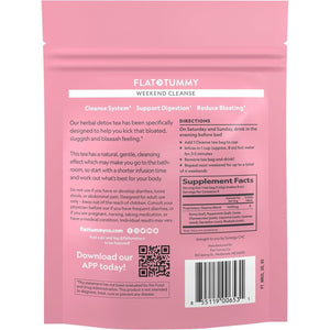 Flat Tummy Weekend Cleanse Tea - All Natural Colon Cleanse 30 Day Program