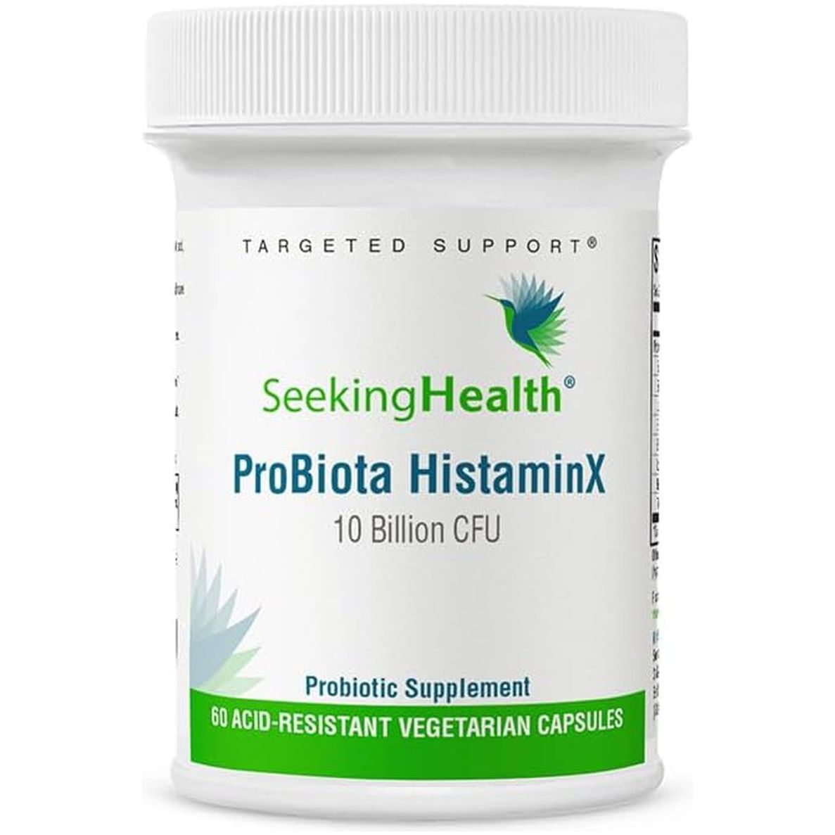 Seeking Health Probiota Histaminx, 10 Billion CFU Low-Histamine Probiotic Supplement (60 Capsules)