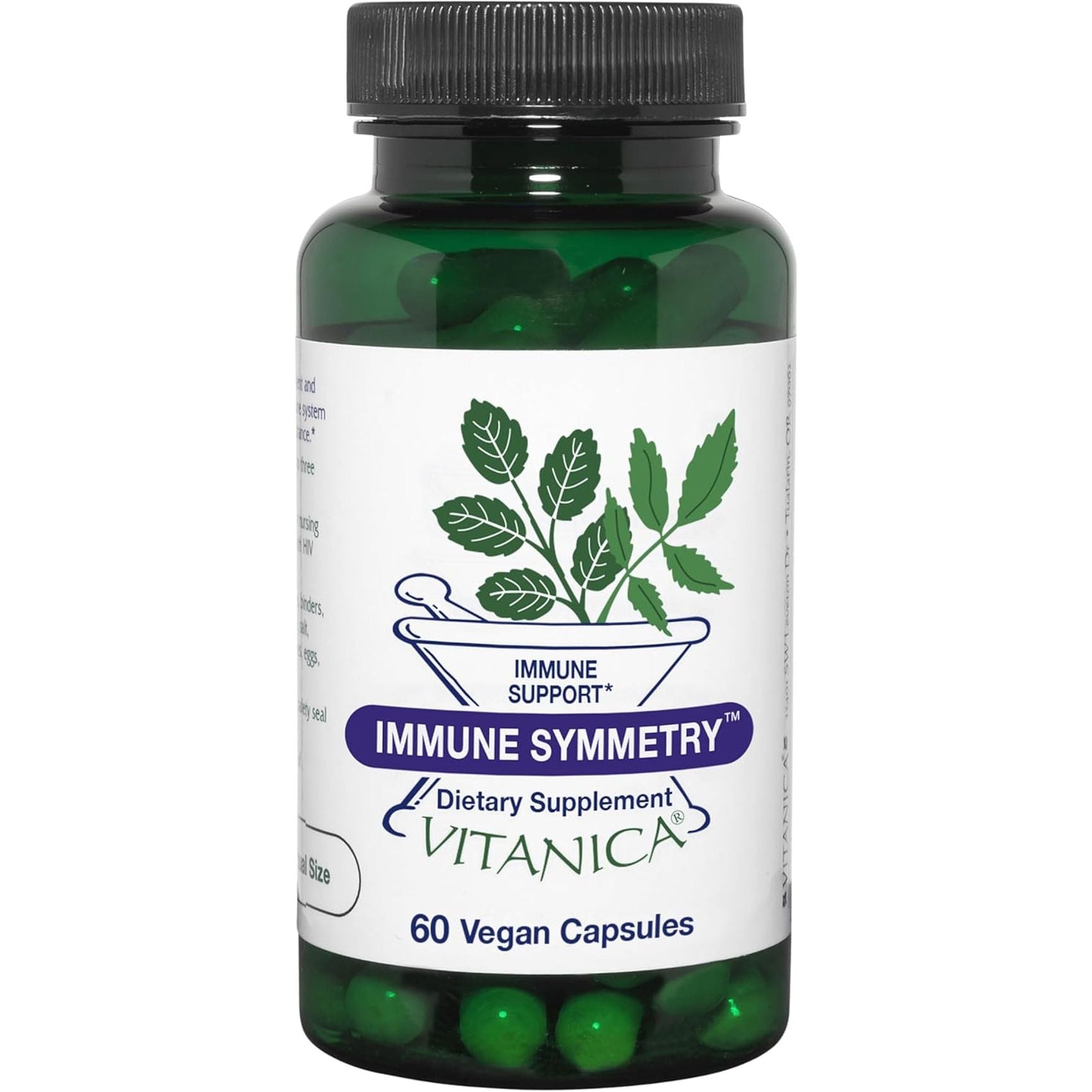 Vitanica Immune Symmetry, Immune Support, Vegan, 60 Capsules