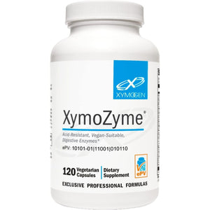 XYMOGEN Xymozyme- Plant-Based Digestive Enzymes - Support Gut Health + Nutrient Absorption (120 Capsules)