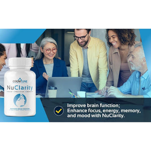 Nuclarity - Premium Nootropic Brain Supplement - Focus, Energy, Memory Booster
