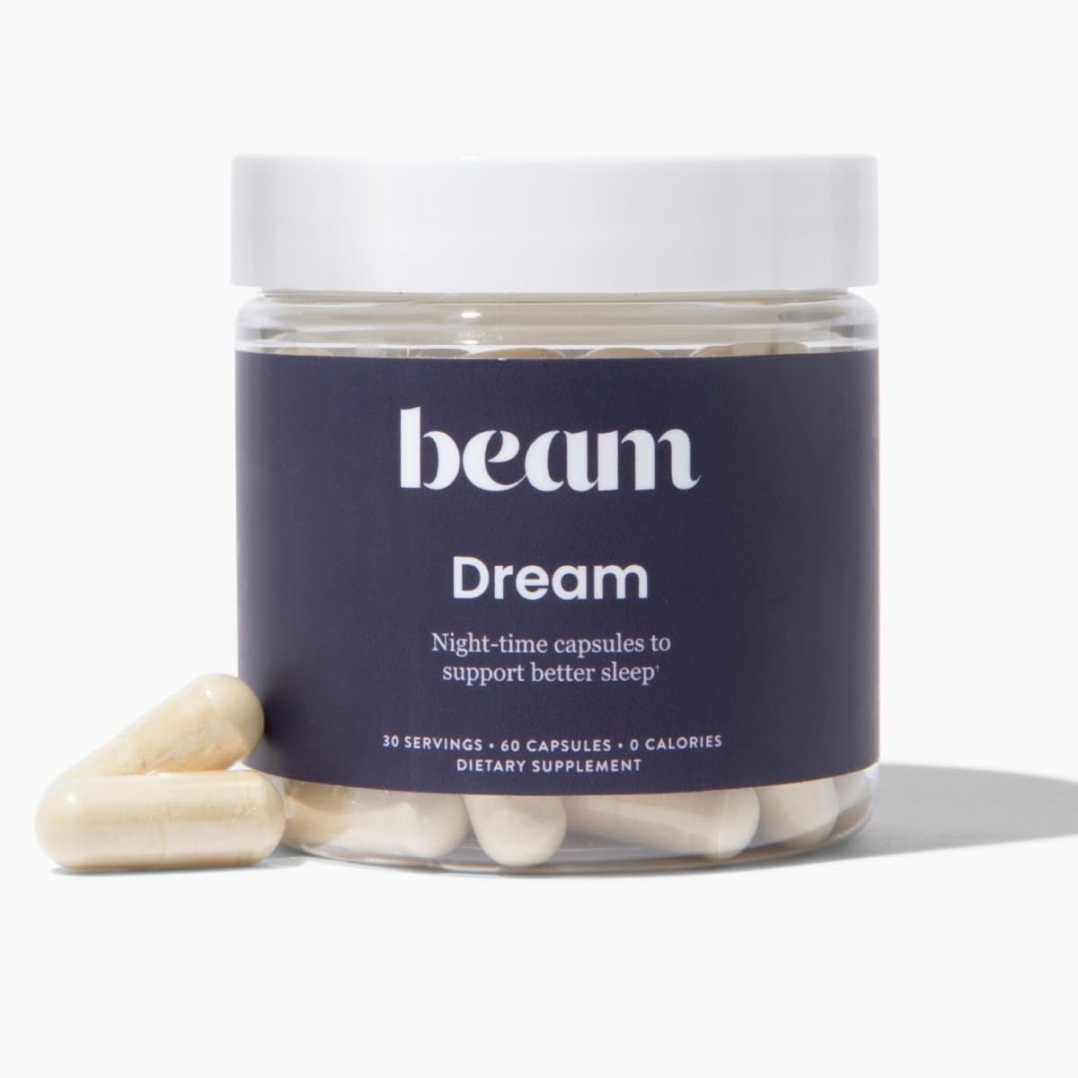 Beam Dream Sleeping Pills, Sleep Aid, Sleep Aids for Adults, Natural Sleep Supplement, 30 Servings - Suppviv