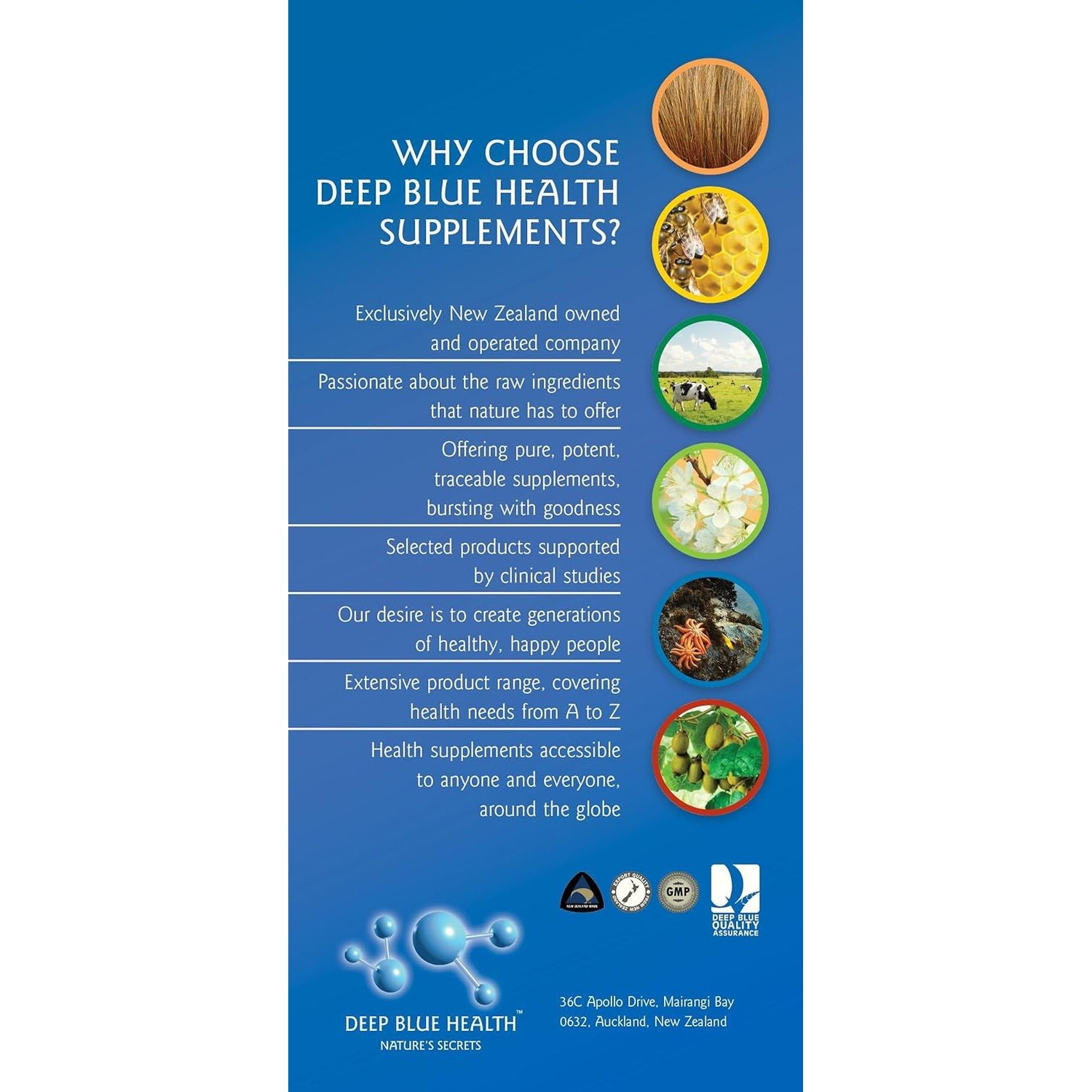 Deep Blue Health New Zealand SEA Cucumber 90 Capsules