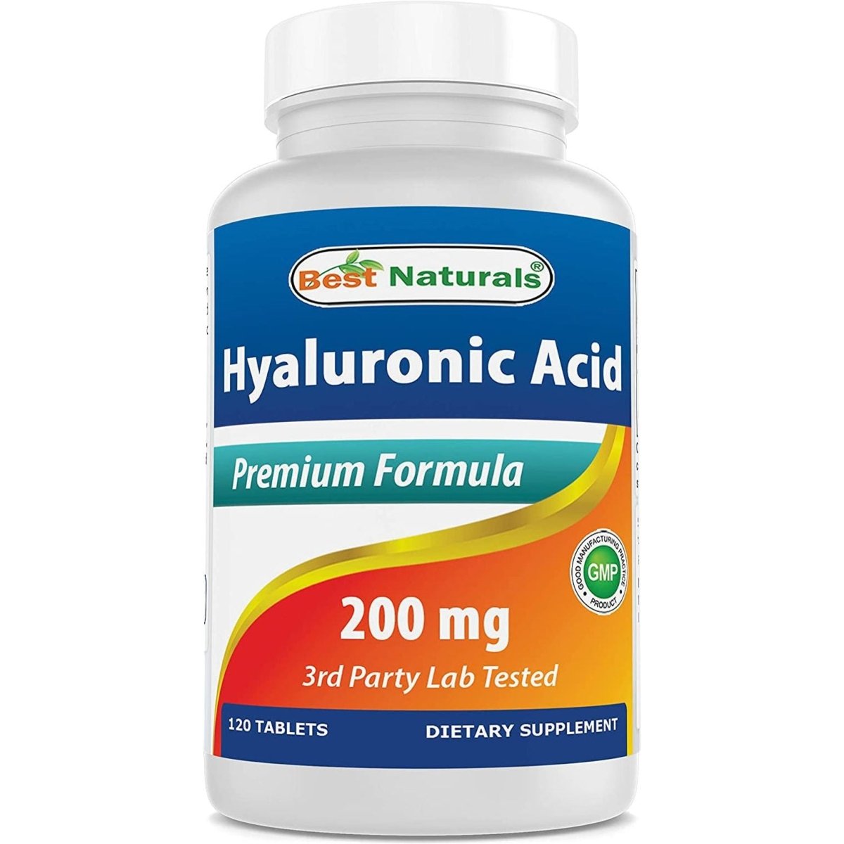 Best Naturals Hyaluronic Acid 200 Mg 120 Tablets (Non - Gmo, Gluten Free) - Suppviv