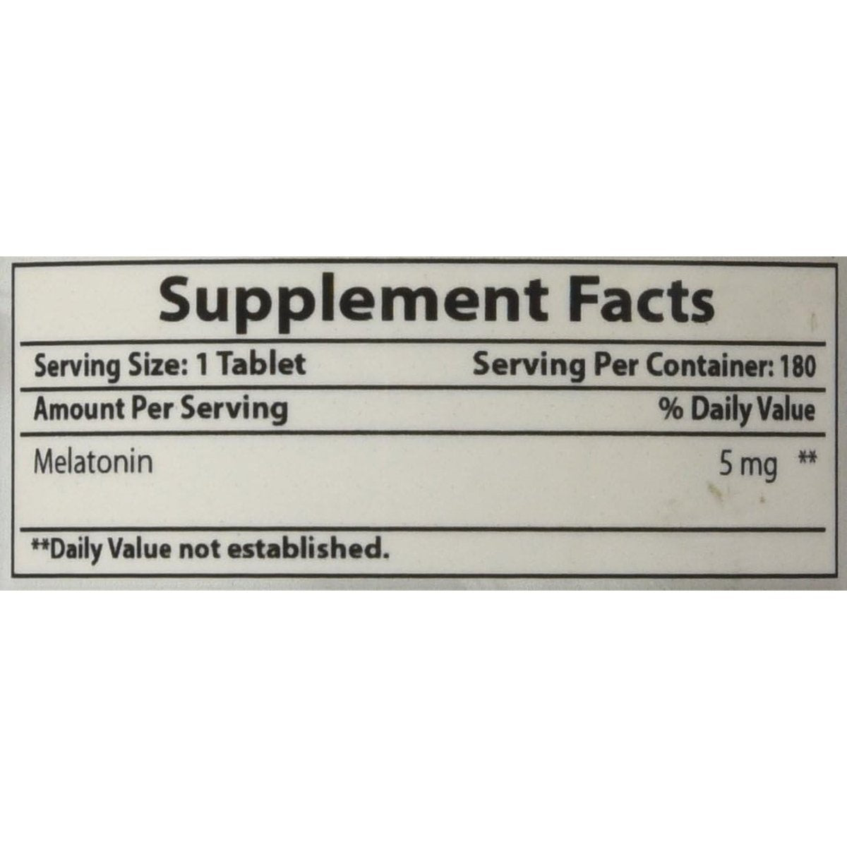 Best Naturals Melatonin 5 Mg 180 Tablets - Suppviv