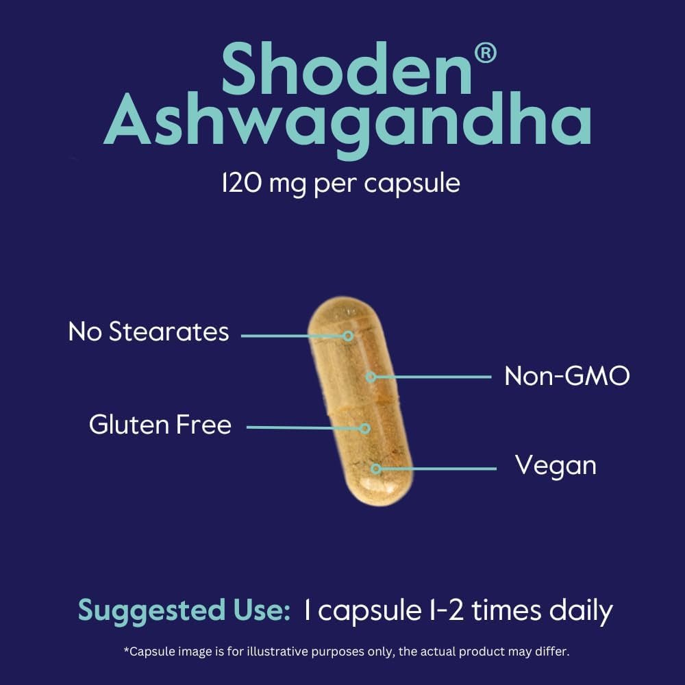 BESTVITE Advanced Ashwagandha 120Mg W/Shoden (120 Vegetarian Capsules) - Suppviv