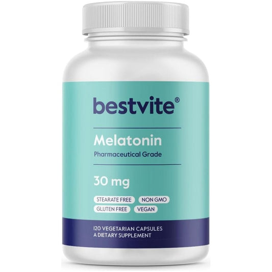 BESTVITE Melatonin 30Mg (120 Capsules) - Suppviv