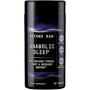 BEYOND RAW Anabolic Sleep - Duel - Release Stress, Sleep, & Recovery Support | 60 Count - Suppviv