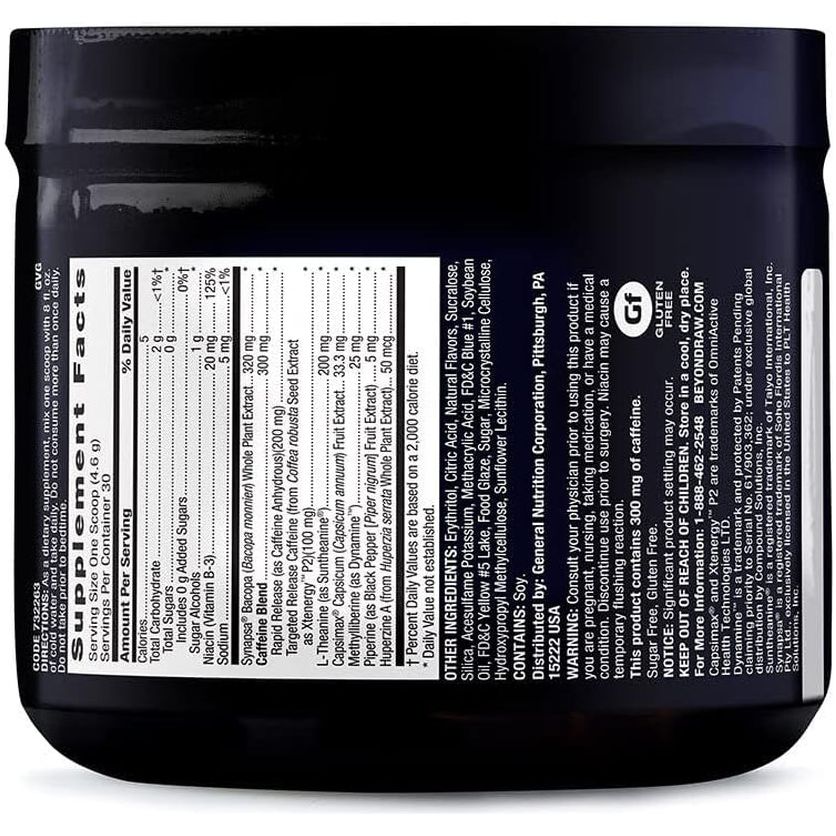 BEYOND RAW Burn MF | Metabolic Formula & Thermo Activator | Gummy Worm | 30 Servings - Suppviv