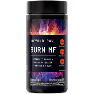 BEYOND RAW Burn MF | Metabolic Formula, Thermo Activator, Supports Energy and Focus | 90 Count - Suppviv