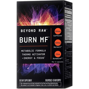 BEYOND RAW Burn MF | Metabolic Formula, Thermo Activator, Supports Energy and Focus | 90 Count - Suppviv