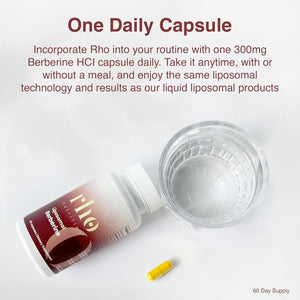 Liposomal Berberine Capsules – Supports Immune Function, Gut Health and Metabolic and Cardiovascular Health (60 Capsules)