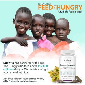 Potent Turkesterone Supplement - Supports Energy, Lean Muscle Growth, Recovery and Stamina, Vegan (60Count)