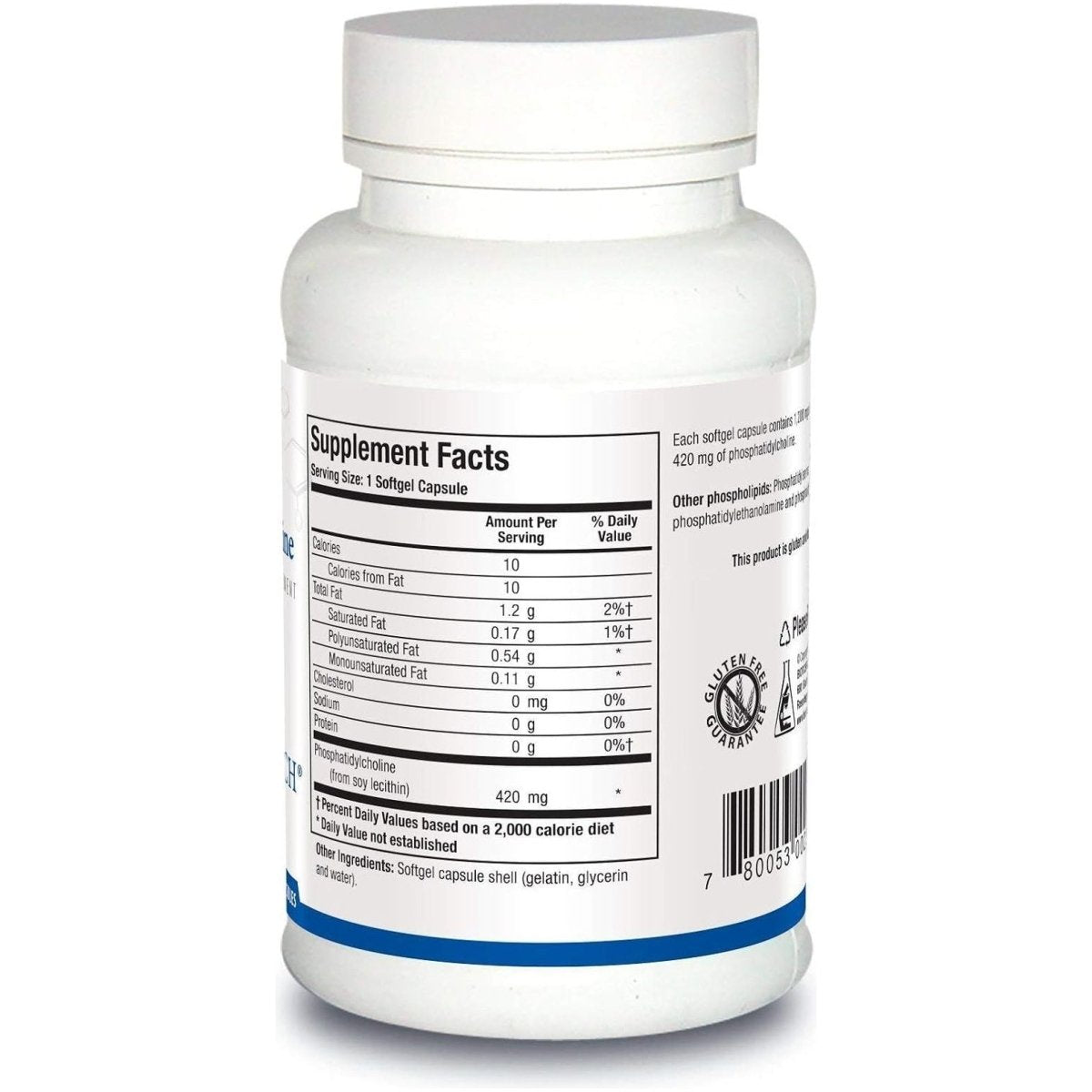 Biotics Research PHOSPHATIDYLCHOLINE 420 Mg/Softgel. Healthy Cognitive Function, 100 Servings - Suppviv