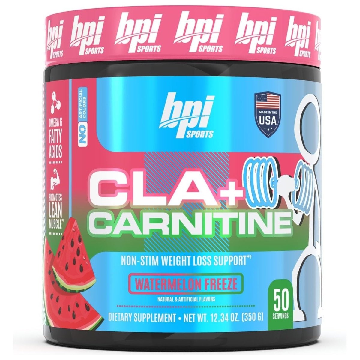 BPI Sports Cla+Carnitine–Conjugated Linoleic Acid–Weight Loss Formula 50 Servings – 12.34 Oz - Suppviv