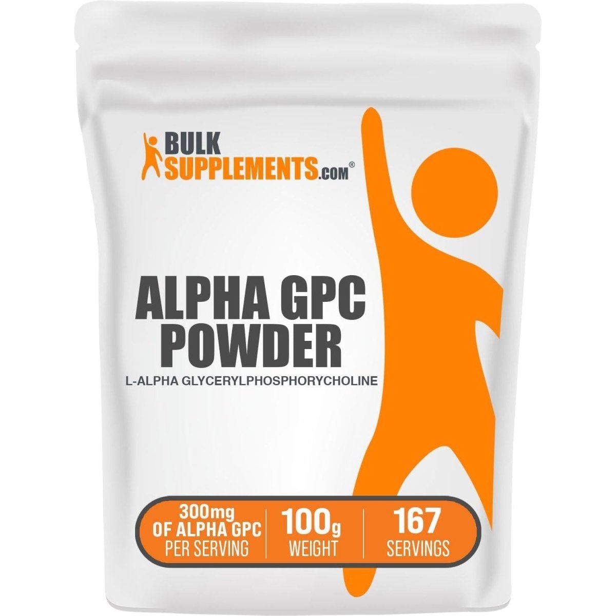 Bulksupplements.Com Alpha GPC Powder - Brain Supplements - Gluten Free, 600Mg per Serving, 100G (3.5 Oz) - Suppviv