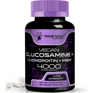 Glucosamine Chondroitin MSM - 4000Mg - Joint Support Supplement 120 Count