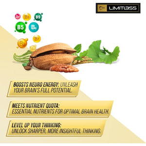 NZT-48 Brain Booster | Nootropic Brain Supplements for Memory and Focus 30 Servings