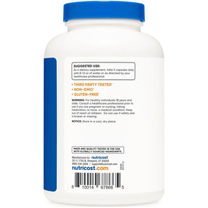 Nutricost Monolaurin 1000 Mg (120 Servings, 240 Capsules) - Gluten-Free, Non GMO, Vegan