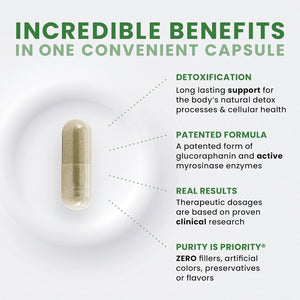 Pure Therapro Rx Oncoprotect ES *HIGH DOSE* Sulforaphane | 706 Mg Patented Activated Broccoraphanin Broccoli Seed Extract 60 Capsules