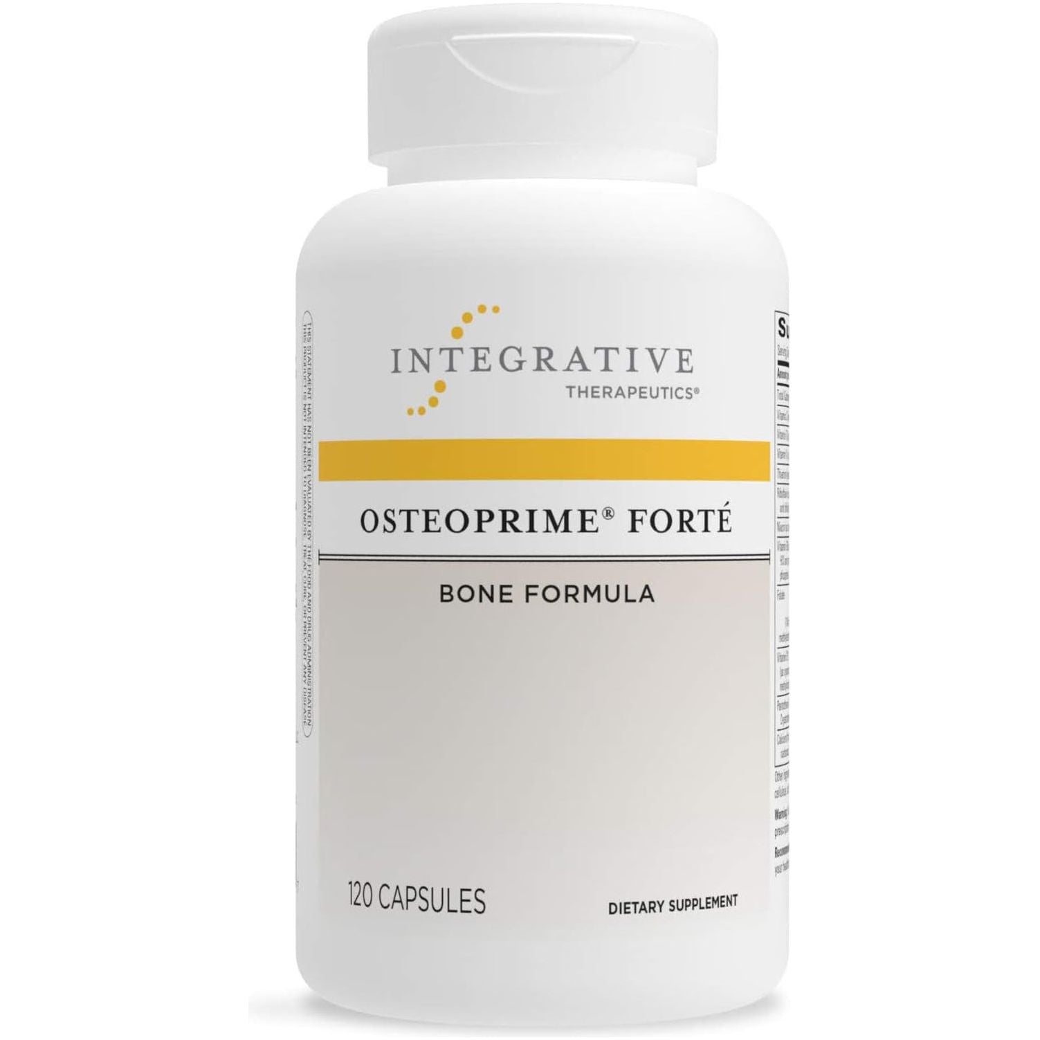 Integrative Therapeutics Osteoprime Forte - Bone Health Support with 5 Types of Calcium - 120 Capsules