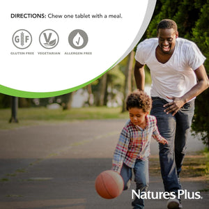 Natures plus Papaya Enzyme - 6 Mg Papain - All Natural Digestive Aid Supplement 360 Chewables.