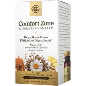 Solgar Comfort Zone Digestive Complex - Enzymes to Support the Body’S Natural Digestive Process 90 Servings