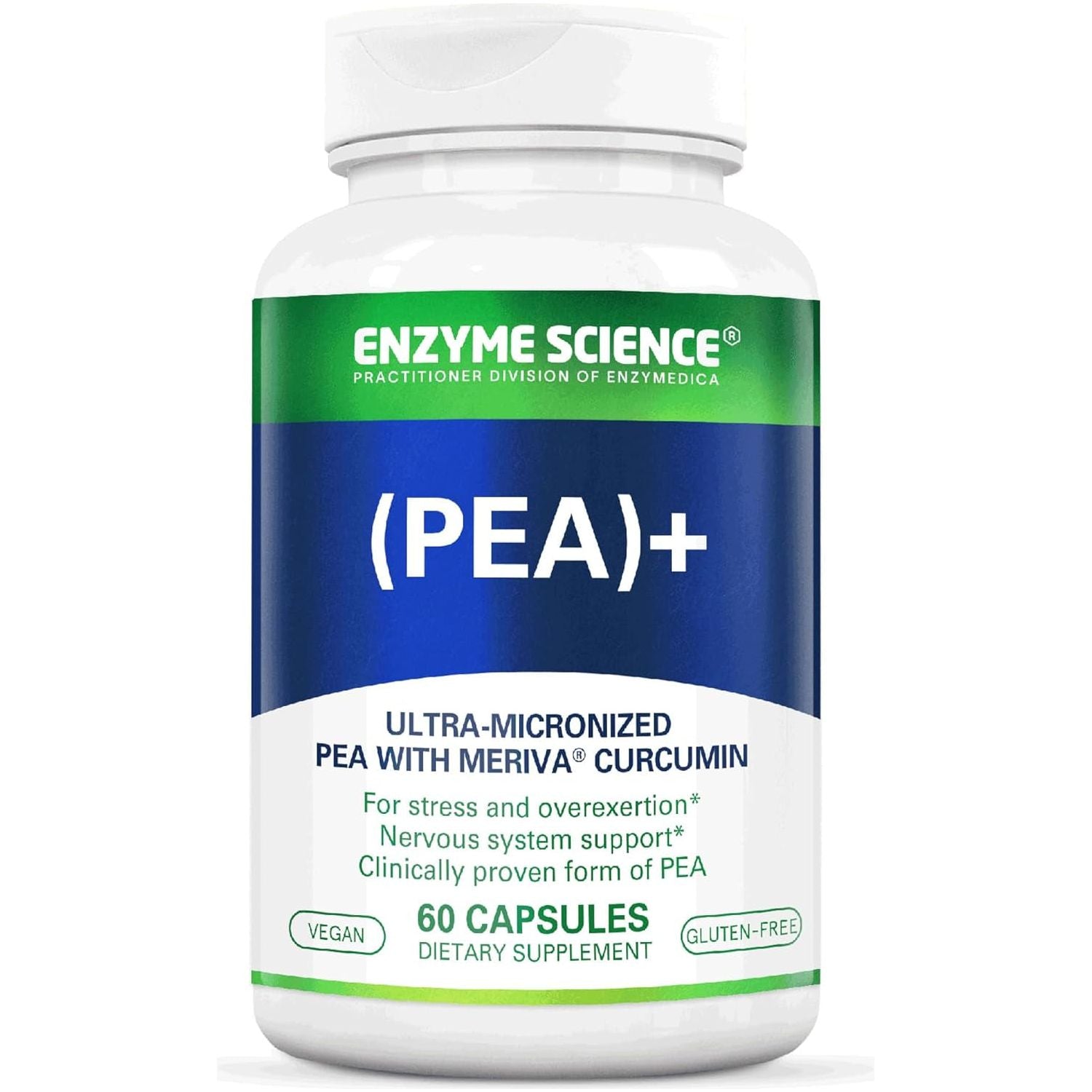(Pea+, All-Natural Meriva Curcumin Supplement Helps Support Nervous, Immune, & Muscular Systems 60 Capsules