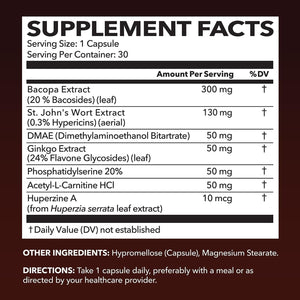 Neuroignite Brain Supplement for Memory and Cognition - 30 Count